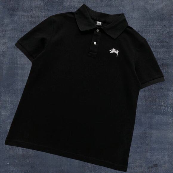 STUSSY Men's Black Short Sleeve
